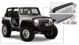 Bushwacker 07-18 Jeep Wrangler Trail Armor Hood and Tailgate Protector Excl Power Dome Hood - Black thumbnail 2