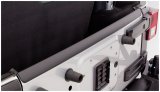 Bushwacker 07-18 Jeep Wrangler Trail Armor Hood and Tailgate Protector Excl Power Dome Hood - Black thumbnail 3