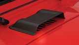 Bushwacker 98-18 Jeep Wrangler Trail Armor Hood Scoop (Textured Tpo) - Black thumbnail 1