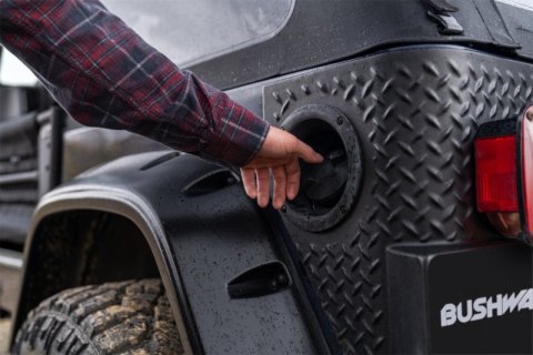 Bushwacker 97-06 Jeep Wrangler Trail Armor Rear Corners - Black thumbnail 7