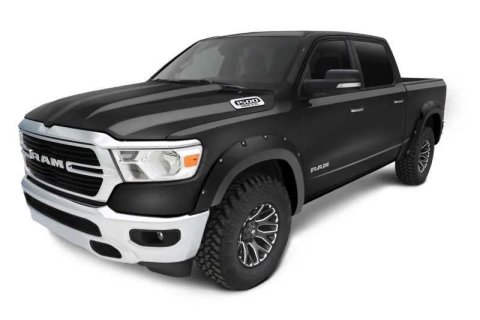 Bushwacker 20-22 Ram 1500 (Excl. Rebel/TRX) 76.3/67.4in Bed Pocket Style Flares 4pc - Diamd. Black thumbnail 5