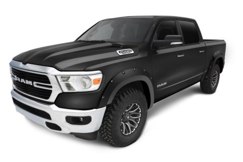 Bushwacker 20-22 Ram 1500 (Excl. Rebel/TRX) 76.3/67.4in Bed Pocket Style Flares 4pc - Diamd. Black thumbnail 8