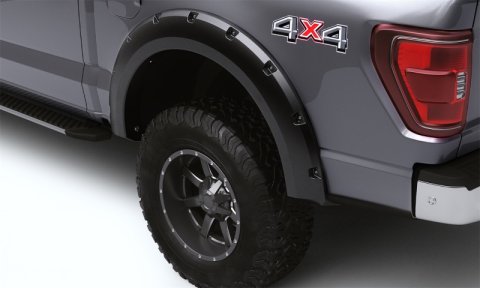 Bushwacker 21+ Ford F-150 (Excl. Lightning) Forge Style Flares 4pc - Black thumbnail 1