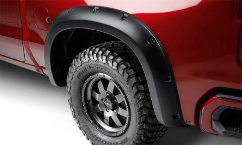 Bushwacker 14-15 Chevrolet Silverado 1500 (6ft & 8ft Beds) Forge Style Flares 4pc - Black thumbnail 4