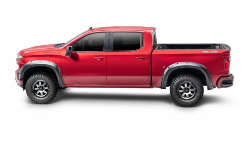 Bushwacker 14-15 Chevrolet Silverado 1500 (6ft & 8ft Beds) Forge Style Flares 4pc - Black thumbnail 7