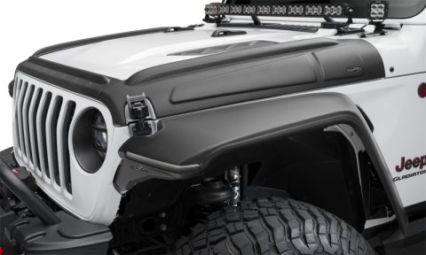 Bushwacker Trail Armor Hood Stone Guards 14129 TRAIL ARMOR, TRAIL ARMOR HOOD ARMOR thumbnail 2