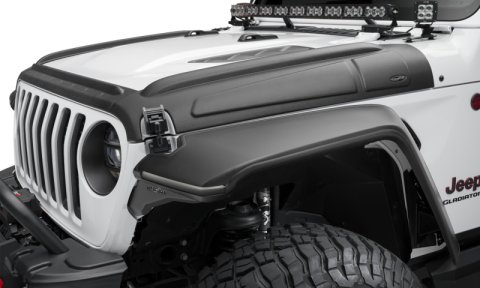 Bushwacker Trail Armor Hood Stone Guards 14131 TRAIL ARMOR, TRAIL ARMOR HOOD ARMOR thumbnail 2