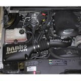 Banks Power Ram-Air Intake Systems for 1999-2008 SIERRA 1500, SILVERADO 1500 - 41800 Air Intake, System, Black Polyethylene Tube, Cotton Gauze Filter, Oiled, Red, Chevy, GMC, Truck, 4.8L, 5.3L, 6.0L, 6.2L, Kit thumbnail 3