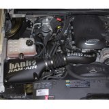 Banks Power Ram-Air Intake Systems 41802 Air Intake, System, Black Polyethylene Tube, Cotton Gauze Filter, Oiled, Red, Chevy, GMC, 1500, 4.8L, 5.3L, 6.0L, 6.2L, Electric Fan, Kit thumbnail 9