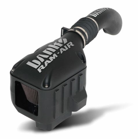Banks Power Ram-Air Intake Systems 41802-D Air Intake, System, Black Polyethylene Tube, Synthetic Filter, Dry, Gray, Chevy, GMC, 1500, 4.8L, 5.3L, 6.0L, 6.2L, Electric Fan, Kit