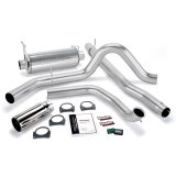 Banks Power 99 Ford 7.3L Truck w/Cat Conv Git-Kit - SS Single Exhaust w/ Chrome Tip thumbnail 2