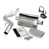Banks Power 97-99 Jeep 2.5/4.0L Wrangler Slip Fit Cat Monster Exh Sys - SS Single Exh w/ Chrome Tip thumbnail 2