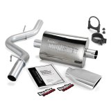 Banks Power 97-99 Jeep 2.5/4.0L Wrangler Slip Fit Cat Monster Exh Sys - SS Single Exh w/ Chrome Tip thumbnail 3