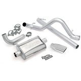 Banks Power Monster Exhaust Systems for 2007-2011 WRANGLER - 51321 System, Exhaust, Cat-Back, Stainless, Natural, Single Exit, Rear Turndown, Chome Tip, Jeep, 3.8L, Wrangler, 2-Door, Kit thumbnail 6