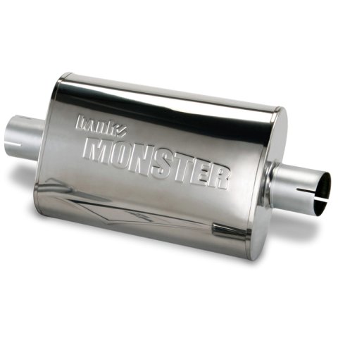 Banks Power 91-99 Jeep 4.0L Muffler - 2.5in X 2.5in S/S thumbnail 3