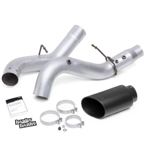 Banks Power 20-21 Chevy/GMC 2500/3500 6.6L Monster Exhaust System - Black Tip thumbnail 3