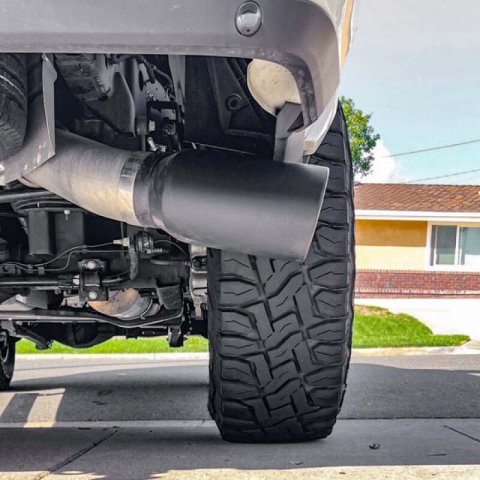 Banks Power 19-23 Dodge Ram Mega Cab 6.7L Cummins Monster Exhaust - SS Single Exhaust w/ Black Tip thumbnail 3