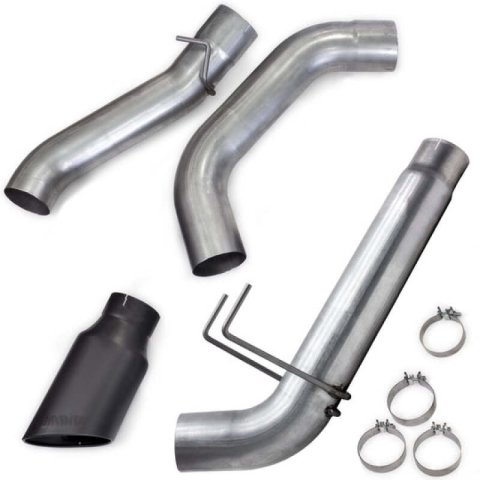 Banks Power 19-23 Dodge Ram Mega Cab 6.7L Cummins Monster Exhaust - SS Single Exhaust w/ Black Tip thumbnail 4