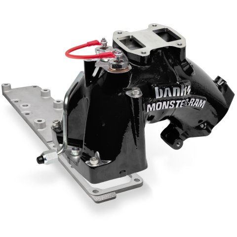 Banks Power 2007.5-2012 Ram 6.7L Monster-Ram Intake System Gen-2 w/Fuel Line - Black w/Heater System thumbnail 1
