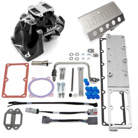 Banks Power 2007.5-2012 Ram 6.7L Monster-Ram Intake System Gen-2 w/Fuel Line - Black w/Heater System thumbnail 3