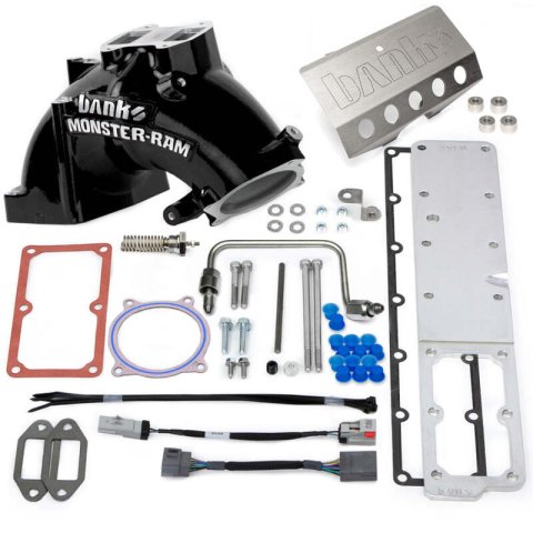 Banks Power 2007.5-2012 Ram 6.7L Monster-Ram Intake System Gen-2 w/Fuel Line - Black w/Heater System thumbnail 5