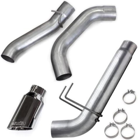 Banks Power 19-23 Dodge Ram Mega Cab 6.7L Cummins Monster Exhaust - SS Single Exhaust w/ Chrome Tip thumbnail 2