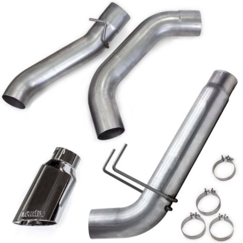 Banks Power 19-23 Dodge Ram Mega Cab 6.7L Cummins Monster Exhaust - SS Single Exhaust w/ Chrome Tip thumbnail 8