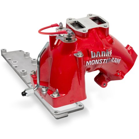 Banks Power 13-18 Dodge RAM 6.7L Monster-Ram Intake System W/Fuel Line-Chassis Cab Red thumbnail 2
