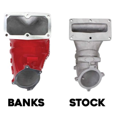 Banks Power 13-18 Dodge RAM 6.7L Monster-Ram Intake System W/Fuel Line-Chassis Cab Red thumbnail 8