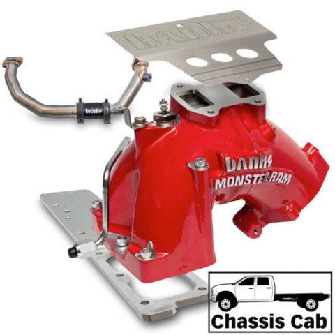 Banks Power 19-24 Ram 3500/4500/5500 6.7L Diesel Monster-Ram Intake System w/Fuel Line - Red thumbnail 5