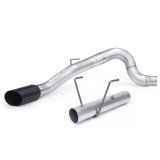 Banks Power 13-18 Dodge RAM Monster Exhaust 5.0in. Single 6.7L CCLB w/ SideKick S/S Black Tip thumbnail 1