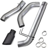 Banks Power 19-23 Dodge RAM Monster Exhaust 5.0in Single 6.7L CCLB DRW w/ SideKick Black Tip thumbnail 2