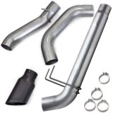 Banks Power 19-23 Dodge RAM Monster Exhaust 5.0in Single 6.7L CCLB DRW w/ SideKick Black Tip thumbnail 9