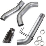 Banks Power 19-23 Dodge RAM Monster Exhaust 5.0in Single 6.7L MCSB DRW w/ SideKick S/S Chrome Tip thumbnail 2