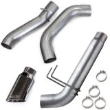 Banks Power 19-23 Dodge RAM Monster Exhaust 5.0in Single 6.7L MCSB DRW w/ SideKick S/S Chrome Tip thumbnail 8
