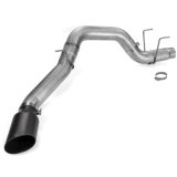 Banks Power 19-23 Dodge RAM Monster Exhaust 5.0in Single 6.7L MCSB DRW w/ SideKick Black Tip thumbnail 2