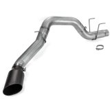 Banks Power 19-23 Dodge RAM Monster Exhaust 5.0in Single 6.7L MCSB DRW w/ SideKick Black Tip thumbnail 3
