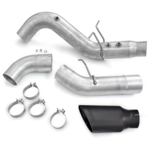 Banks Power Monster Exhaust Systems for 2020-2023 SILVERADO 3500 HD - 49809-B Systems, Monster, Particulate Filter Back, Single, Steel, Aluminized, Side Exit, Black Tip, Chevrolet, GMC, 6.6L, Kit thumbnail 2