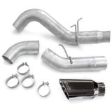 Banks Power Monster Exhaust Systems 49834 Systems, Monster, Particulate Filter Back, Single, Steel, Aluminized, Side Exit, Chrome Tip, Dual Rear Wheels, Chevy, GMC, 6.6L Diesel, Kit thumbnail 3