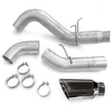 Banks Power Monster Exhaust Systems 49834 Systems, Monster, Particulate Filter Back, Single, Steel, Aluminized, Side Exit, Chrome Tip, Dual Rear Wheels, Chevy, GMC, 6.6L Diesel, Kit thumbnail 7