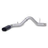 Banks Power Monster Exhaust Systems 48998-B Systems, Monster, Particulate Filter Back, Single, Steel, Natural, Side Exit, Black Tip, Chevrolet, GMC, 6.6L Diesel, Kit thumbnail 2