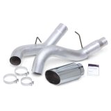 Banks Power Monster Exhaust Systems 48998 Systems, Monster, Particulate Filter Back, Single, Steel, Natural, Side Exit, Chrome Tip, Chevrolet, GMC, 6.6L Diesel, Kit thumbnail 8