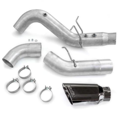 Banks Power 20-23 Chevy/GMC Duramax DRW Crew Cab 5.0in Monster Exhaust w/ S/S Chrome Tip thumbnail 3