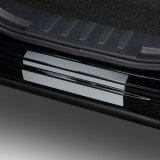 Putco 14-18 Chevy Silv LD - Regular Cab w/ CHEVROLET Etching (4pcs) Black Platinum Door Sills thumbnail 6