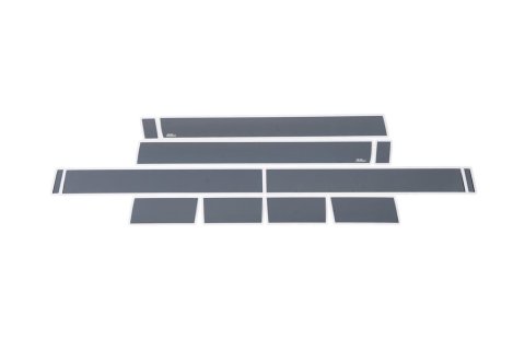 Putco 07-13 Chevy Silv Reg Cab 8ft Long Box - 6in Wide - 12pcs Black Platinum Rocker Panels thumbnail 1