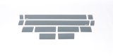 Putco 07-13 Chevy Silv Reg Cab 6.5ft Standard Box - 6in Wide - 12pcs Black Platinum Rocker Panels thumbnail 2