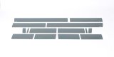 Putco 07-13 Chevy Silv Ext Cab 8ft Long Box - 6in Wide - 14pcs Black Platinum Rocker Panels thumbnail 2