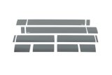 Putco 07-13 Chevy Silv Ext Cab 6.5ft Standard Box - 6in Wide - 14pcs Black Platinum Rocker Panels thumbnail 2