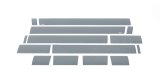 Putco 07-13 Chevy Silv Crew Cab 6.5ft Standard Box - 6in Wide - 14pcs Black Platinum Rocker Panels thumbnail 2