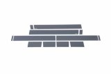Putco 07-13 Chevy Silverado Crew Cab 5.5 Box - 6in Wide (12pcs) Black Platinum Rocker Panels thumbnail 2